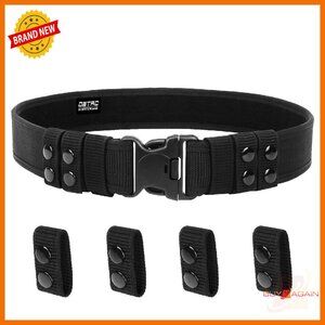 2" Nylon Duty Belt Quick Release Adjustable Tactical Police Security